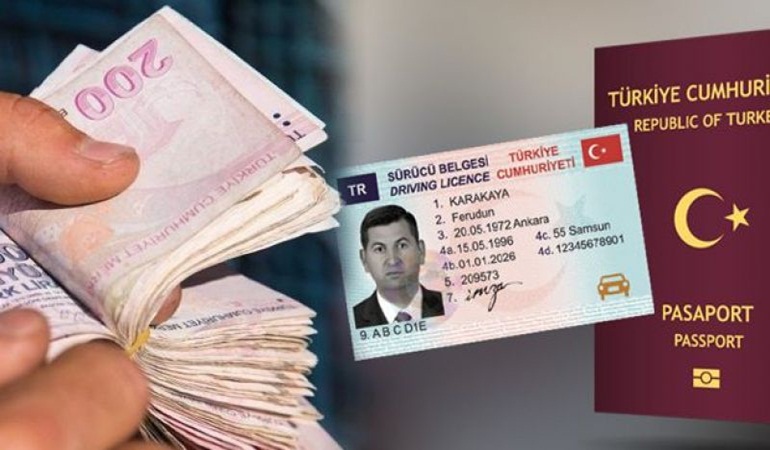 Pasaport ve ehliyet harçları belli oldu