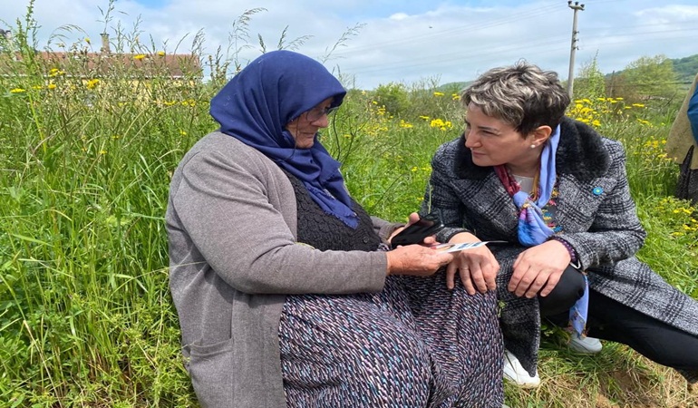 Pelin Coştur Filiz, Kandıra köylerini gezdi 