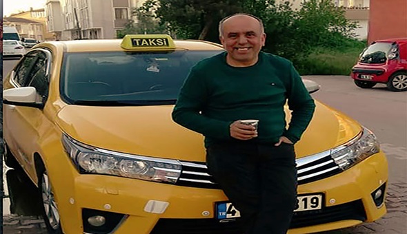 Polisin motosikletiyle çarptığı taksici öldü