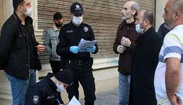 Polisler maske takmadın diye ceza kesemez 