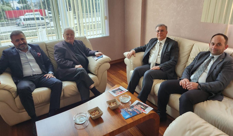 Prof.Dr. Doğan Aydal’dan Sefa Sirmen’e ziyaret 