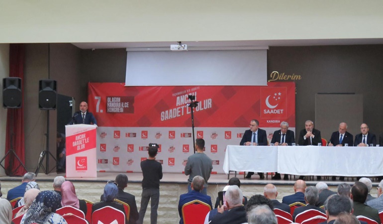 Saadet Kandıra’da yeni başkan Ünal Kızılağıl