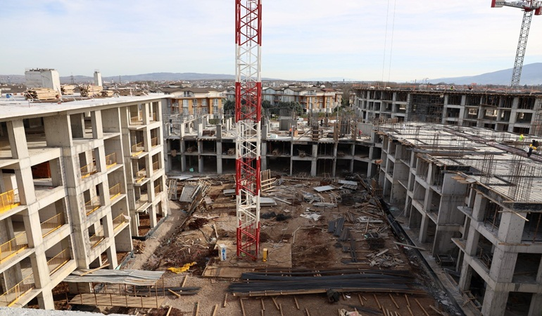 Sağlık Kent Konutları hızla yükseliyor