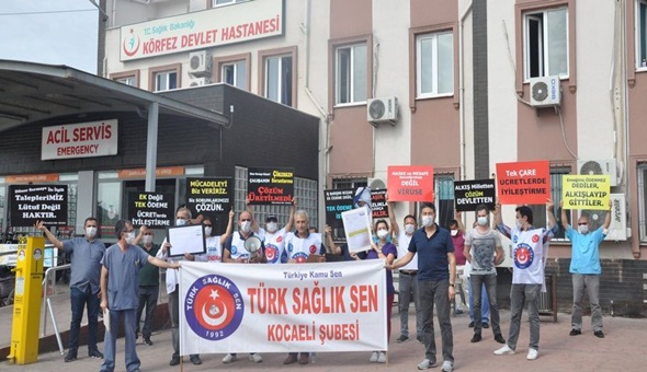 Sağlıkçılar ek ödeme değil, zamla tek ödeme istiyor