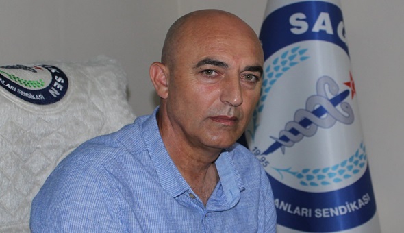 Sağlıkçıların hakkını savunamayan başkan!
