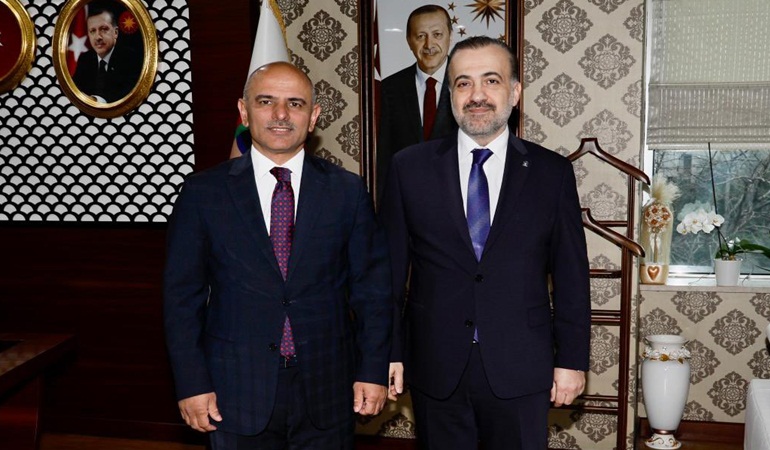 Şahin Talus’tan Başkan Söğüt’e ziyaret