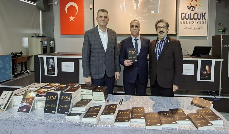 Şair yazar Yılmaz Köksal yeni kitabını Gölcük’te tanıttı