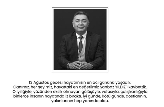 Şanbaz Yıldız’ın ailesinden teşekkür