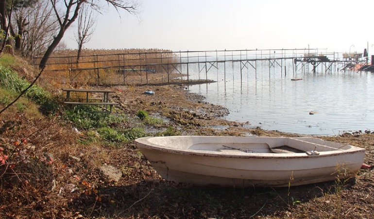 Sapanca gölü geri çekiliyor, ekosistem tehlikede