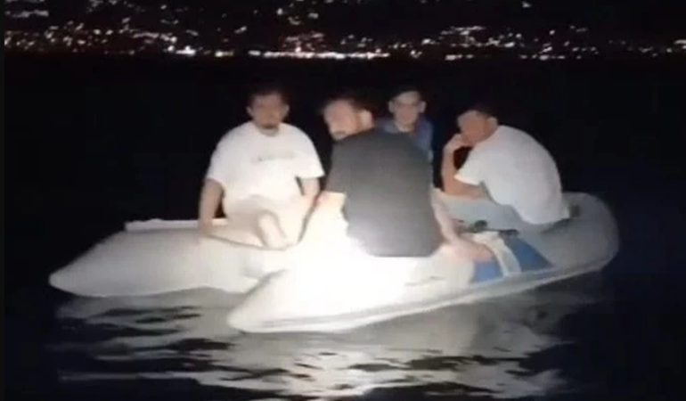 Sapanca Gölü'nde mahsur kaldılar