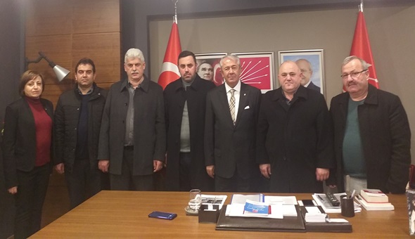 Sarıbay kamyoncuları dinledi