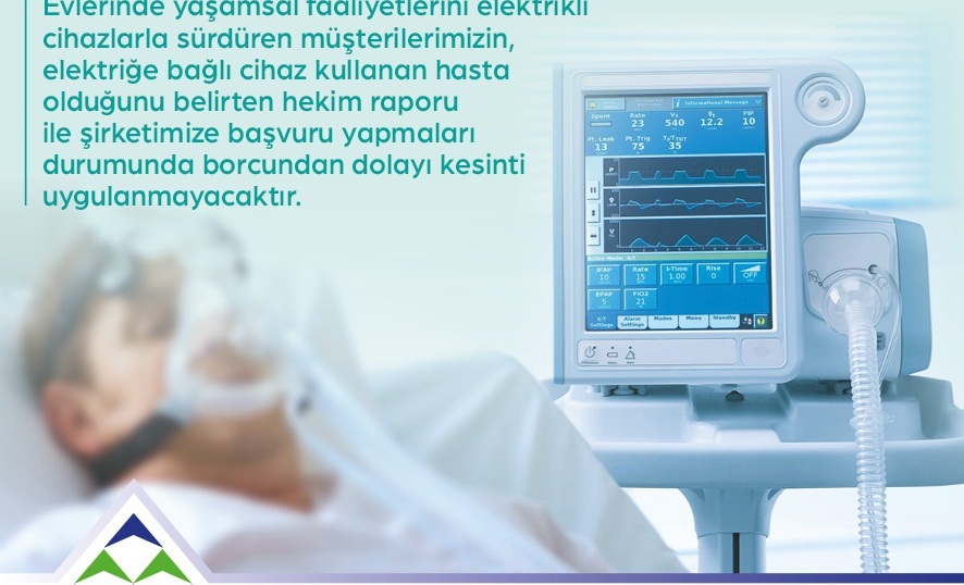 SEDAŞ’tan cihaza bağlı hastalara yaşamsal öncelik