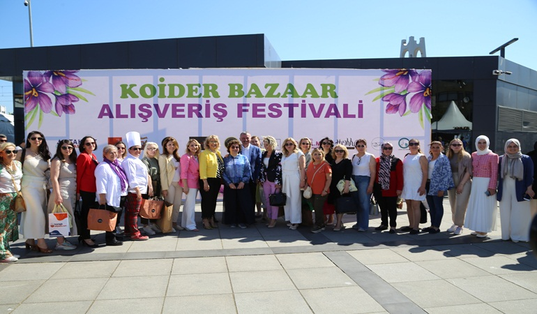 Şehrin merkezinde KOİDER Bazaar coşkusu