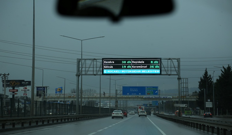 Şehrin önemli güzergâhlarına anlık kontrol