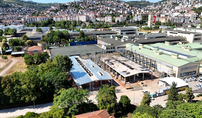 Seka Kültür Alanı’ndaki Teknoşehir Projesi’nde işin yarısı tamam