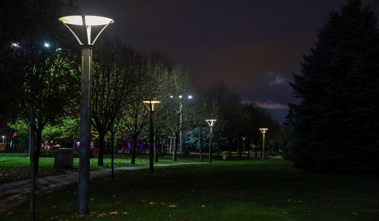 Sekapark gündüz gibi aydınlanacak 