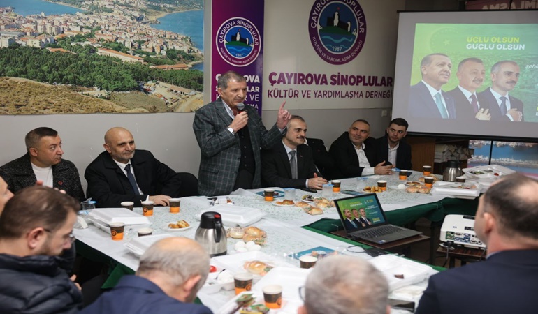 Şeker ve Çiftçi, Sinoplular Derneği’ne konuk oldu