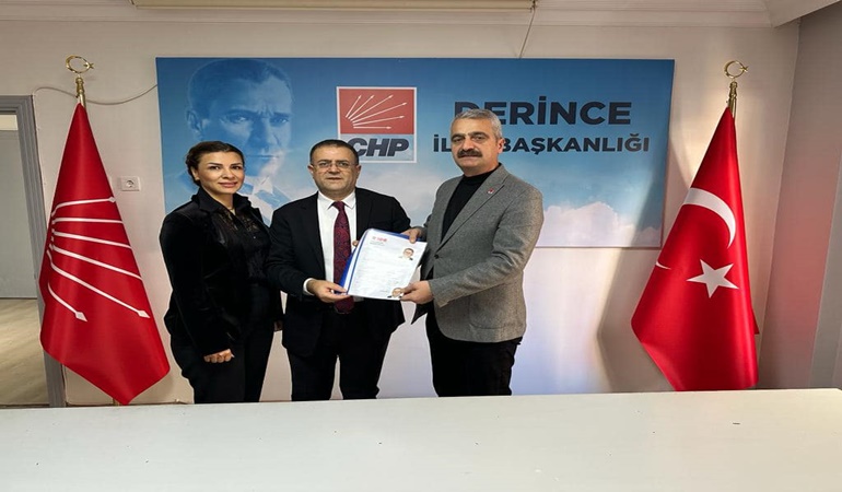 Sertif Gökçe CHP Derince’den aday adaylığı başvurusu yaptı
