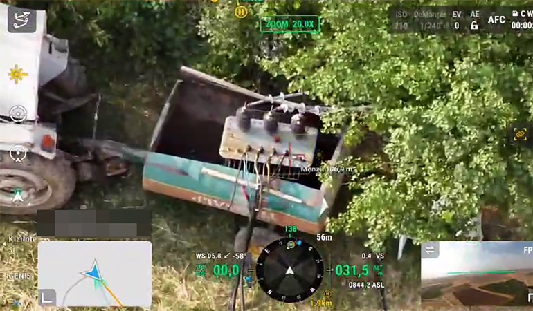 Şeytanın aklına gelmez! Kaçak trafoyu tankerin içine gizlemişler