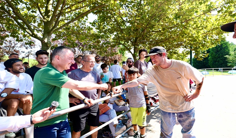 Skate Park’ta adrenalin tavan yaptı