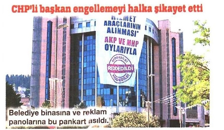 Sözcü Gazetesi, Başkan Hürriyet’in mücadelesini yazdı