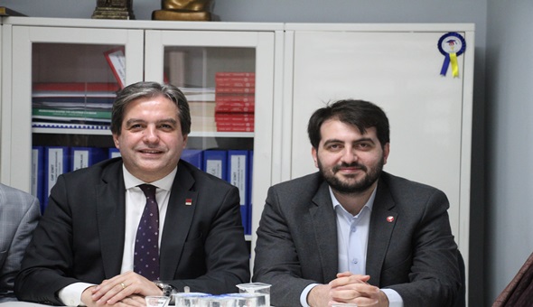 SP'li Gürsoy'dan, CHP'li Çakar'a ziyaret