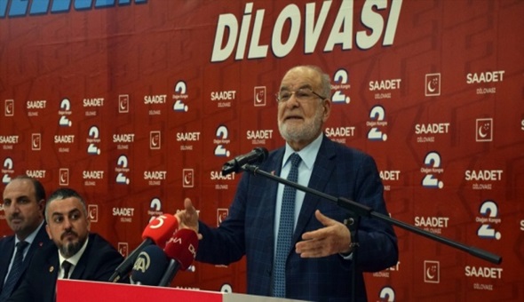 SP lideri Karamollaoğlu Dilovası'nda konuştu