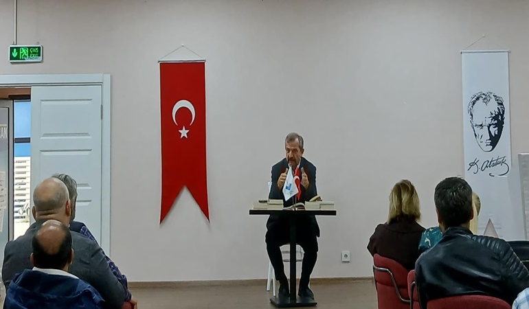 Süleyman Pekin, Aydınlar Ocağı’na konuk oldu