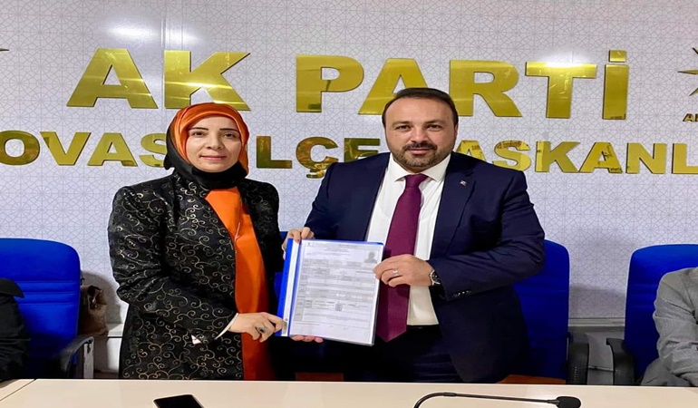 Sümeyye Sökmen Dilovası adaylığı için başvuruda bulundu