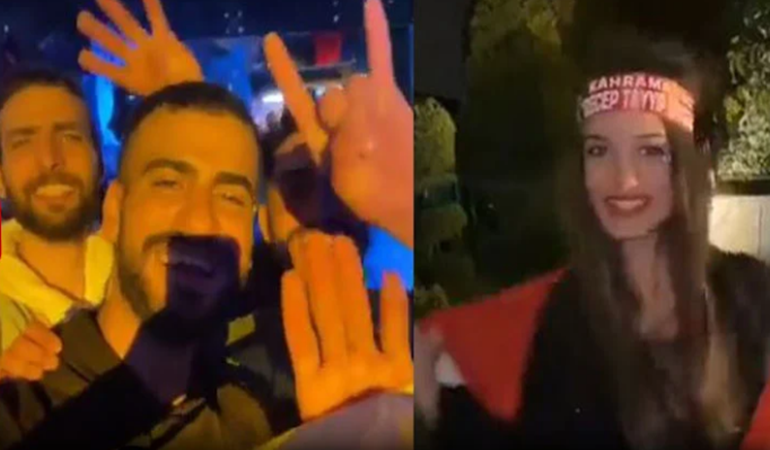 Suriyeliler seçim kutlamasında Meral Akşener'e küfür etti