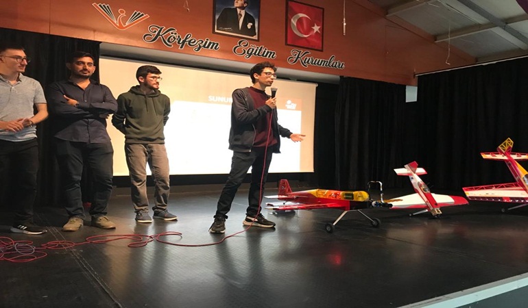 Teknofest Türkiye ikincisi CİCİ KUŞ RC Ekibi Körfezim Eğitim Kurumları’ndaydı