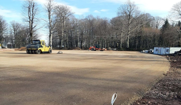 Teleferiğin son durağına 81 araçlık otopark 