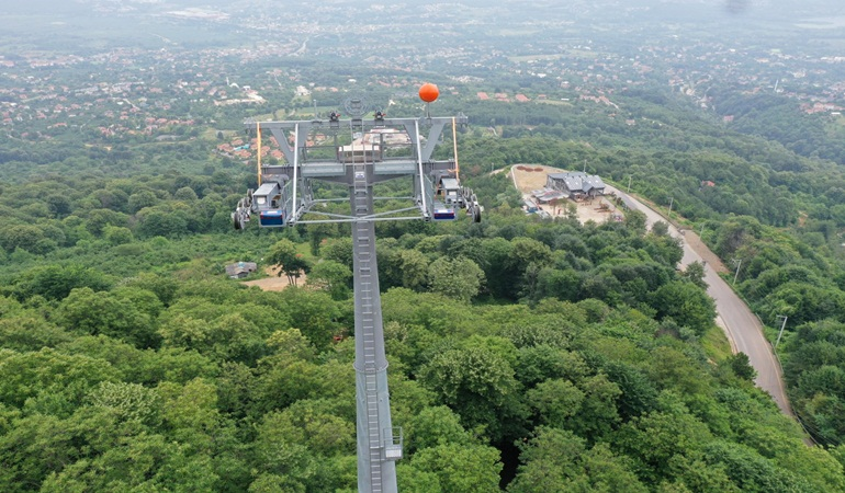 Teleferik’te Derbent İstasyonu tamam