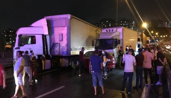 TEM otoyolu savaş alanına döndü!