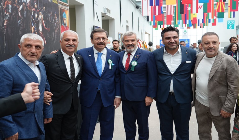 TOBB Başkanı Hisarcıklıoğlu ile bir araya geldiler