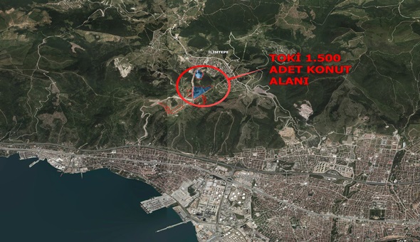 TOKİ’nin konutları İlimtepe’ye yapılacak