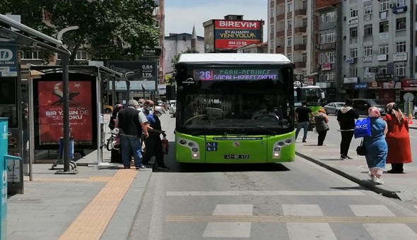 Toplu taşıma günlük kullanımı 200 binin üstüne çıktı