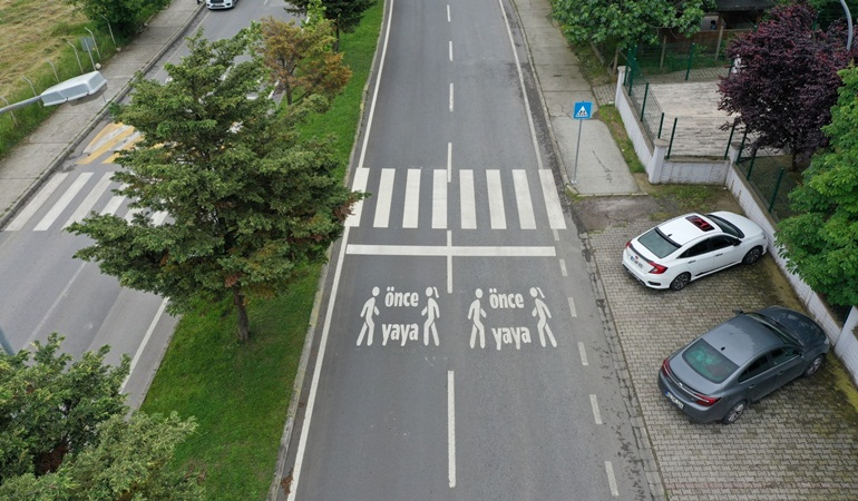 Trafikte yaya güvenliği için önemli çalışma