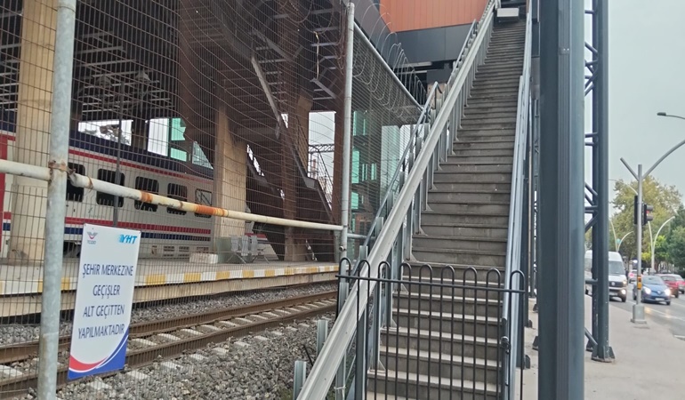 Tren garı üstgeçidi ne zaman hizmete girecek?