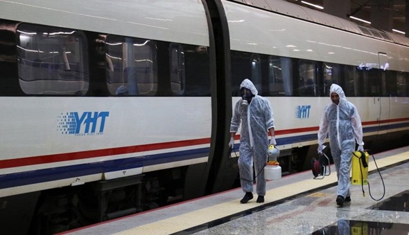 Tren seferleri durduruldu