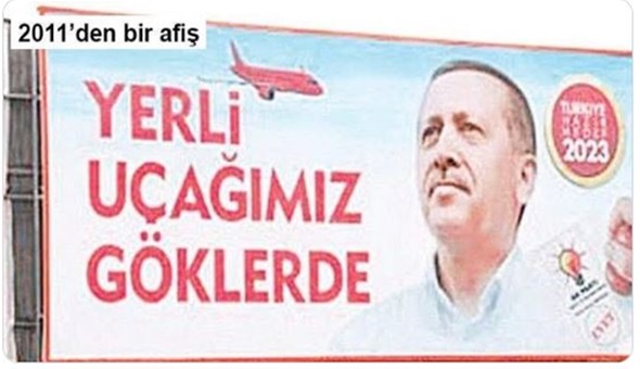 Türkkan'dan Erdoğan'a yerli uçak göndermesi 