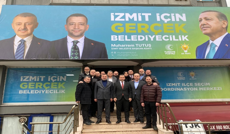 Tutuş'un Seçim Koordinasyon Merkezi çarşıda