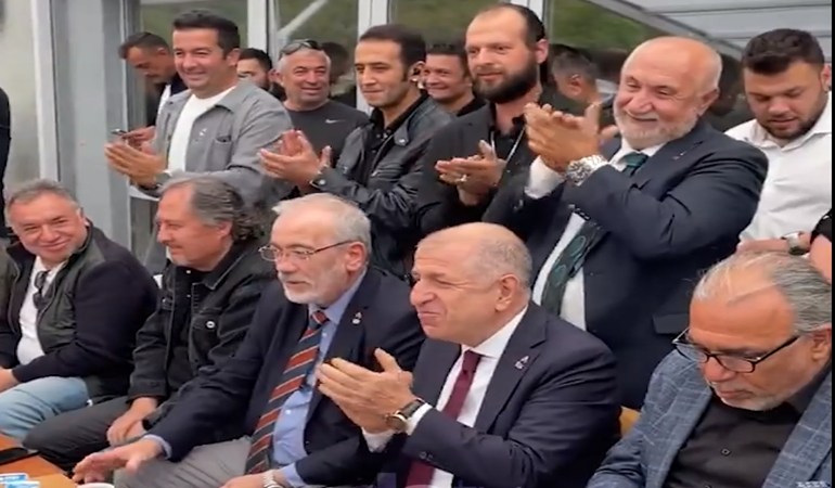 Ümit Özdağ'ı görenler o sloganı attı