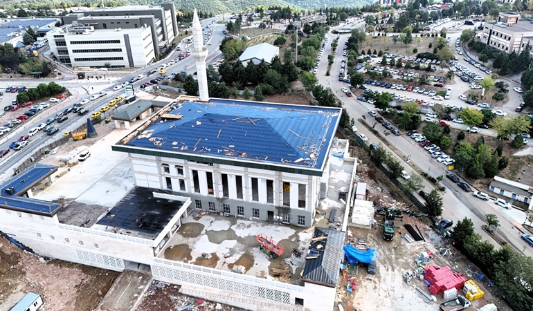Umuttepe cami ve otopark projesinde sona gelindi