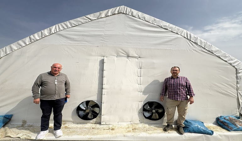 Üreticilere yeni gelir kapısı: Mantar üretim çadırı 