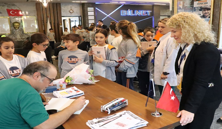 Usta kalemler Kocaeli Bilnet Okulları’nda öğrencilerle buluştu