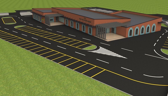 Uzuntarla Kültür Merkezi’nin dış cephesi renklendi