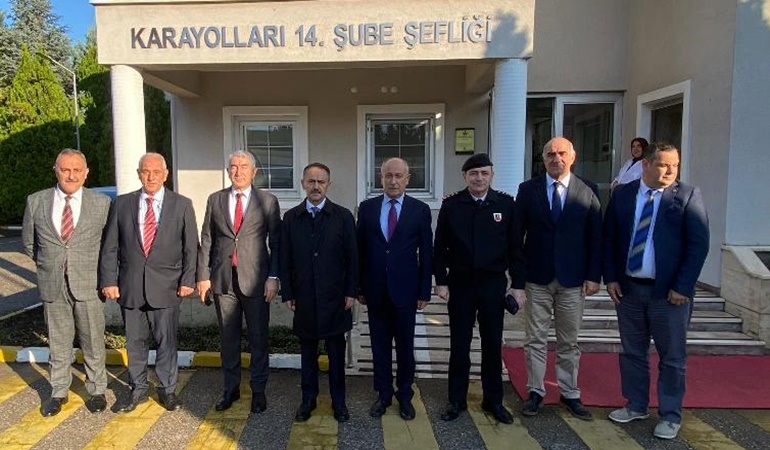 Vali Aktaş’tan Karayolları 14. Şube Şefliğine ziyaret 