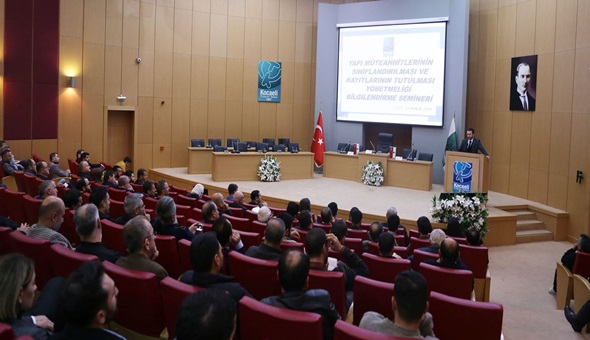 Yapı müteahhitlerinin sınıflandırılması yönetmeliğinde önemli süre