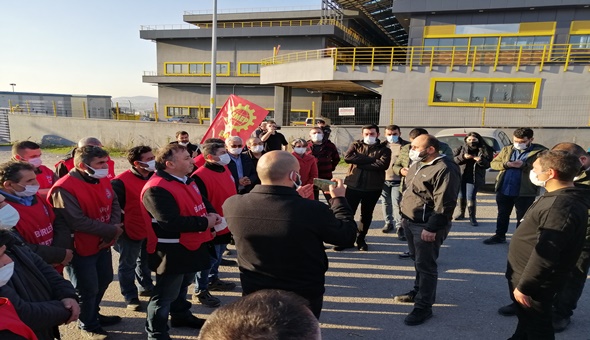 Yeni yılı Baldur işçileriyle karşıladılar